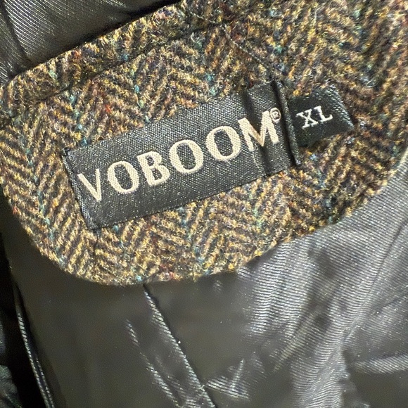 VOBOOM Brown Herringbone Vest XL Wedding guest - Picture 6 of 6